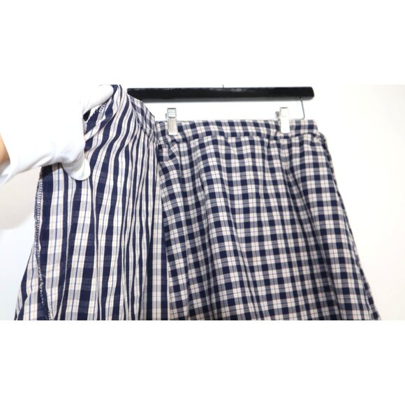 Y2K Vintage Earth Music & Ecology Gingham Wrap Skirt Ruffle Hem Sz M Cottagecore - Picture 13 of 13